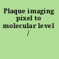 Plaque imaging pixel to molecular level /