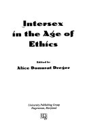 Intersex in the age of ethics /