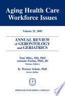 Annual review of gerontology & geriatrics.