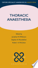 Thoracic anaesthesia /