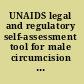 UNAIDS legal and regulatory self-assessment tool for male circumcision in Sub-Saharan Africa