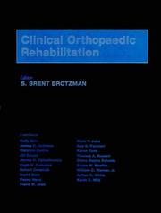 Clinical orthopaedic rehabilitation /