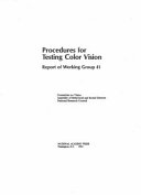 Procedures for testing color vision report of Working Group 41 /