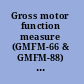 Gross motor function measure (GMFM-66 & GMFM-88) user's manual /