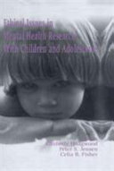 Ethical issues in mental health research with children and adolescents /