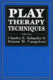 Play therapy techniques /