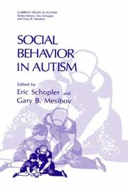 Social behavior in autism /
