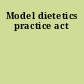 Model dietetics practice act