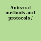 Antiviral methods and protocols /