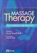 Massage therapy : the evidence for practice /