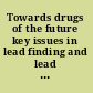 Towards drugs of the future key issues in lead finding and lead optimization /