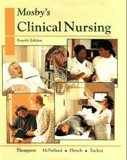 Mosby's clinical nursing /