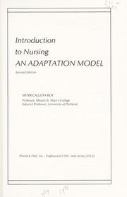 Introduction to nursing : an adaptation model /