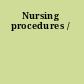Nursing procedures /