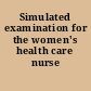 Simulated examination for the women's health care nurse practitioner