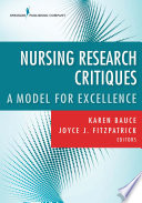 Nursing research critique : a model for excellence /