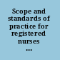 Scope and standards of practice for registered nurses in care coordination and transition management /