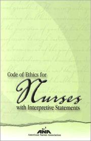 Code of ethics for nurses with interpretive statements