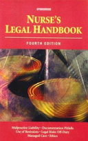 Nurse's legal handbook.