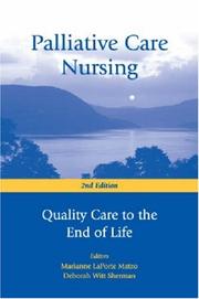 Palliative care nursing : quality care to the end of life /
