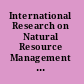 International Research on Natural Resource Management advances in impact assessment /