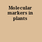 Molecular markers in plants