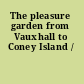 The pleasure garden from Vauxhall to Coney Island /