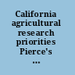 California agricultural research priorities Pierce's disease /