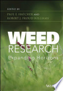 Weed research : expanding horizons /