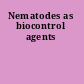 Nematodes as biocontrol agents