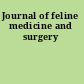 Journal of feline medicine and surgery
