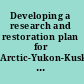 Developing a research and restoration plan for Arctic-Yukon-Kuskokwim (western Alaska) salmon
