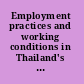 Employment practices and working conditions in Thailand's fishing sector /