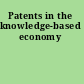 Patents in the knowledge-based economy