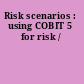 Risk scenarios : using COBIT 5 for risk /