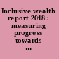 Inclusive wealth report 2018 : measuring progress towards sustainability /