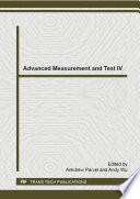 Advanced measurement and test IV /
