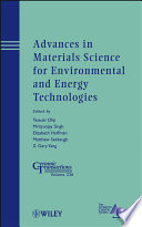 Advances in materials science for environmental and energy technologies