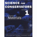 Science for conservators /