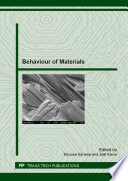 Behaviour of materials /