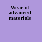 Wear of advanced materials