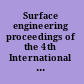 Surface engineering proceedings of the 4th International Surface Engineering Congress : August 1-3, 2005, Radisson Riverfront Hotel, St. Paul, Minnesota, USA /