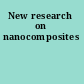 New research on nanocomposites