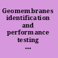 Geomembranes identification and performance testing : report of Technical Committee 103-MGH, Mechanical and Hydraulic Testing of Geomembranes, RILEM, (the International Union of Testing and Research Laboratories for Materials and Structures) /