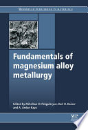 Fundamentals of magnesium alloy metallurgy /