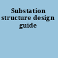 Substation structure design guide