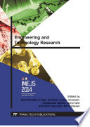 Engineering and technology research : selected peer reviewed papers related to Mechanic and Materials from the International Malaysia-Ireland Joint Symposium on Engineering, Science and Business (IMiEJS 2014), June 25-26, 2014, Penang, Malaysia /