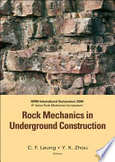 Rock mechanics in underground construction ISRM International Symposium 2006 : 4th Asian Rock Mechanics Symposium, 8 - 10 November 2006, Singapore /