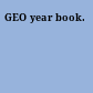 GEO year book.