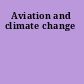 Aviation and climate change